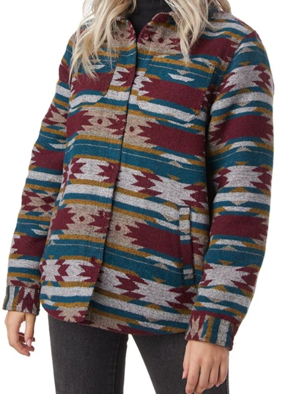 Printed Shirt Jacket